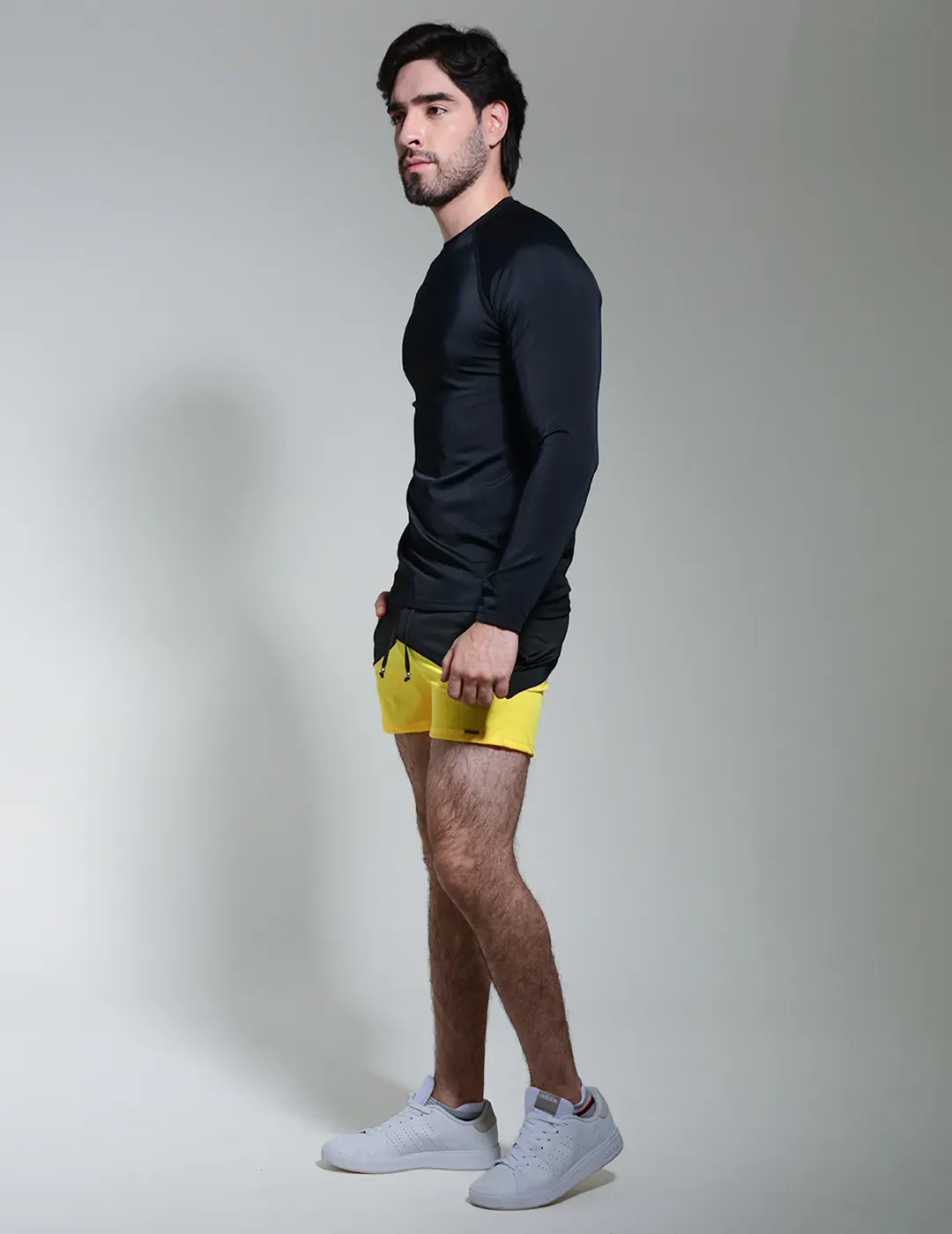 Duo Riva Pantaloneta Corta con Camibuso Negro - Seratus