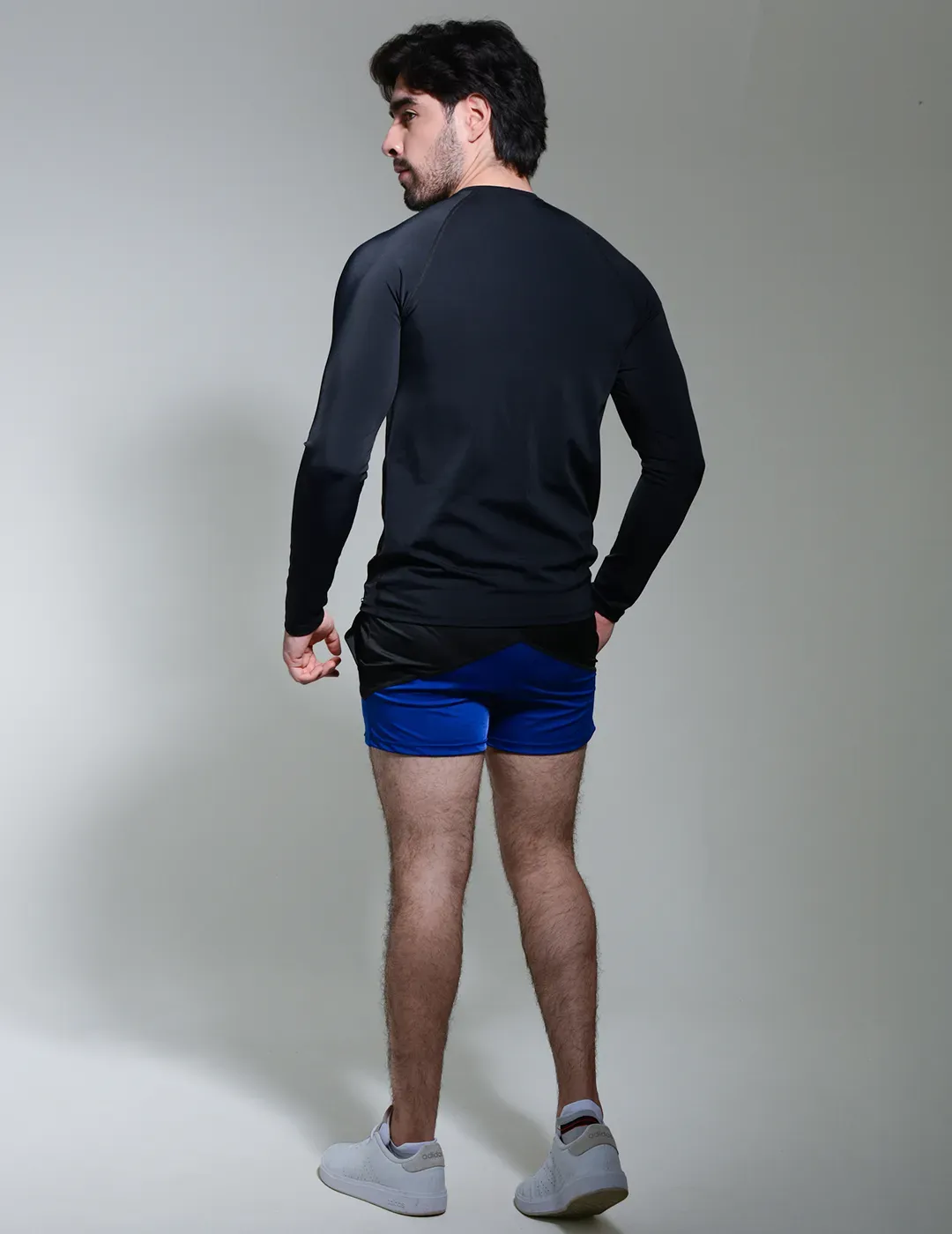 Duo Riva Pantaloneta Corta con Camibuso Negro - Seratus