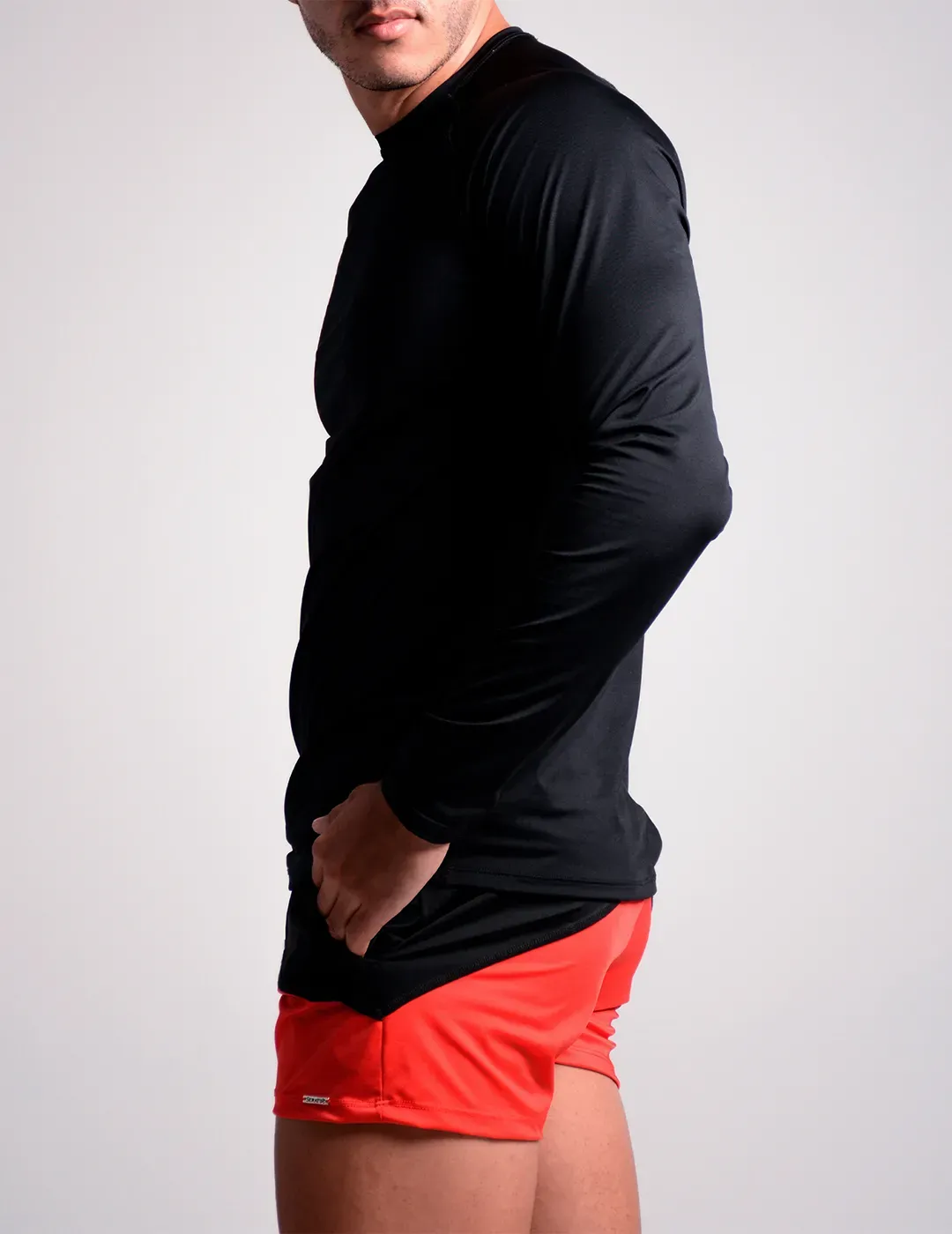 Duo Riva Pantaloneta Corta con Camibuso Negro - Seratus