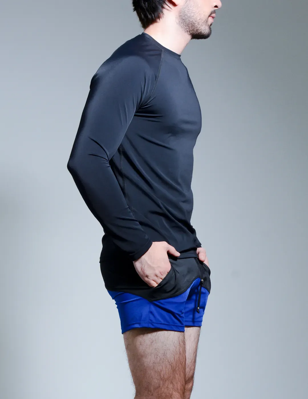 Duo Riva Pantaloneta Corta con Camibuso Negro - Seratus