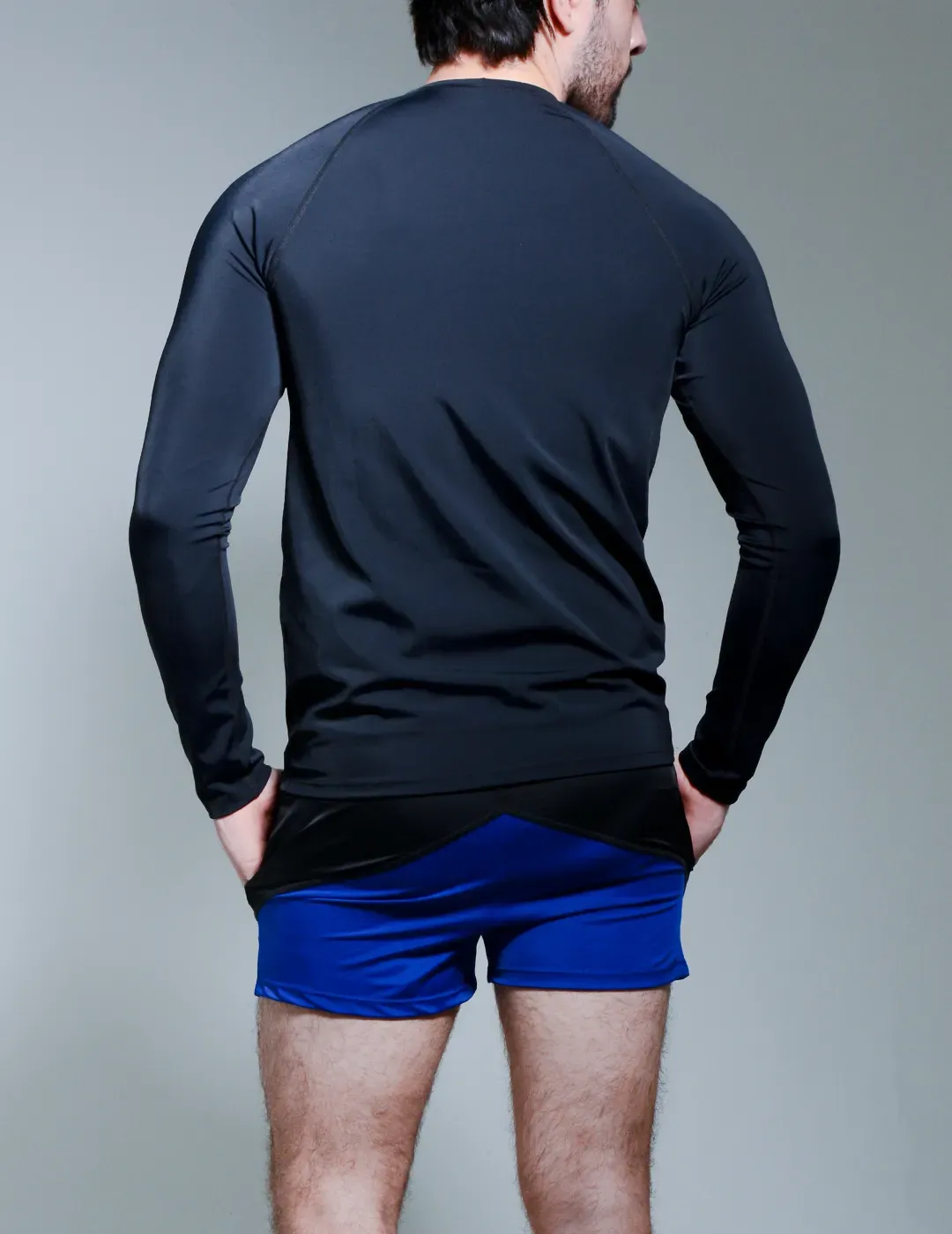 Duo Riva Pantaloneta Corta con Camibuso Negro - Seratus